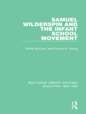cover image of Samuel Wilderspin and the Infant School Movement